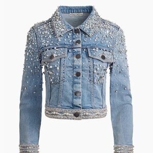 Women's Alice + Olivia Denim Jacket Size XS Blue NWT